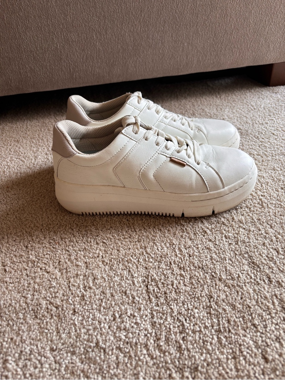 Dr. Scholl's White Platform Sneakers